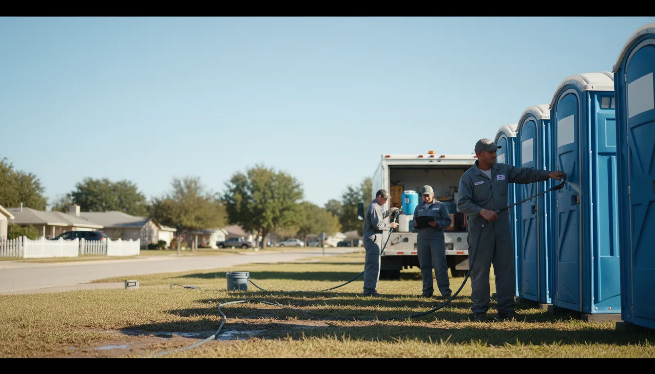 Long-Term Portable Toilet Rental in Bear Creek, AL near me